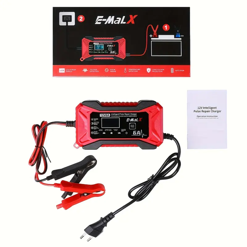 Inteligentná impulzná nabíjačka 12V 6A — изображение 4